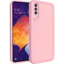 Fenza Samsung Galaxy A50 ve Galaxy A50S ve Galaxy A30S Uyumlu Pembe Renkli Mat Silikon Telefon Kılıfı