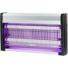 Watt Mor Işıklı Yeni Nesil Sinek Öldürücü 2X15W Cızz Sivrisinek Yokedici Tavana Asılan 2 Lambalı