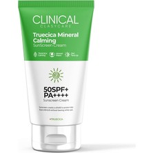 Mineral Güneş Kremi Spf 50 – Truecica Hassas Ciltler Için Yatıştırıcı Yüz Güneş Koruyucu, Tinted Nemlendirici Spf’li, Geniş Spektrum Pa++++, Seyahat Boyu, 50 ml