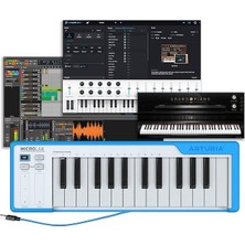 Microlab 25 Tuş Slimkey Micro Keyboard, Mavi