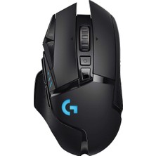 G G502 Lıghtspeed Kablosuz Oyuncu Mouse, Hero Sensör, 25.600 Dpı, 400 IPS Izleme Hızı, 1 Ms Bildirim Hızı, 114 gr Ağırlık, Siyah