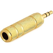 Joes Td1 Kablo Jak Dönüştürücü Jack Gitar Çevirici Dişi 6.5mm - Erkek 3.5mm