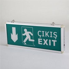 Global KEXIT101LED  Acil Çıkış Armatürü Exit Ledli Şarjlı 3 W