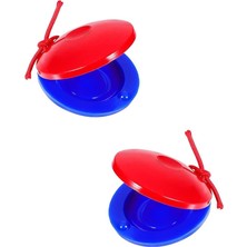 Orf-Sp-11 Örf Aletleri Avuç Içi Kastanyet Seti Parmak Zili (1 Set)