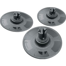 3 Adet Zımpara Diski (Ø 38 Mm, Eksantrik Zımpara Makinesi Aksesuarı)