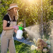 Püskürtücü, 2 Litre Pompa Şişesi, Plastik, Pirinç Püskürtme Nozullu Basınçlı Püskürtücü, Sulama ve Haşere Kontrolü Için