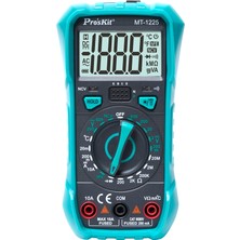 Pro's Kit Ten, Proskit MT-1225 Dijital Multimetre | Ncv, Sıcaklık Ölçer, Ac/dc Volt & Akım Ölçüm Cihazı