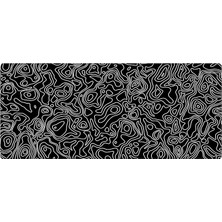 Gaming Mouse Pad Xxl Büyük Oyuncu Speed Siyah Topo (90X40 Cm, 3mm Kalınlık)