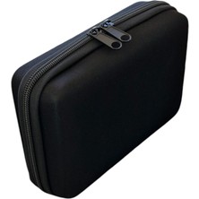 Çantası Sert Kapaklı Kozmetik Seyahat Organizeri Çok Amaçlı (Siyah)