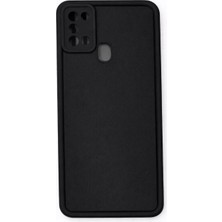 Fenza Samsung Galaxy A21 Uyumlu Siyah Renkli Mat Silikon Telefon Kılıfı