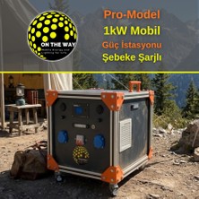 On The Way Otw Pro-Model 1000W Mobil Güç Istasyonu | Lifepo4 Bataryalı Şebeke Şarjlı