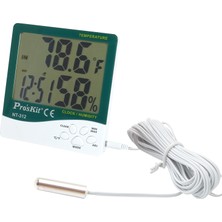 Pro's Kit Ten, Proskit NT-312 Dijital Problu Sıcaklık ve Nem Ölçer LCD Ekranlı Termometre Higrometre
