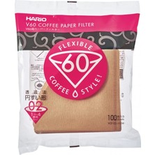 V60 02 Dripper Filtresi Natürel (100 Adet)
