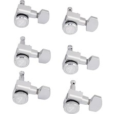 Guitar Tuning Machines Polished Chrome Kilitli Akort Burgusu