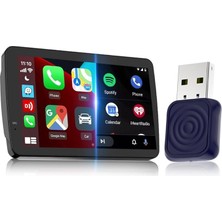 Kablosuz Carplay/android Otomatik Adaptör USB Mini Ultra Fabrika Kablolu Carplay ve Oem Kablolu Android Otomatik, Tak ve Çalıştır Kablosuz Carplay/android Otomatik Dongle Ios 10 ve Android