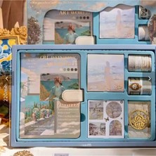 Vox Art Van Gogh - Monet - Journal Defter Hediye Seti (Turkuaz)