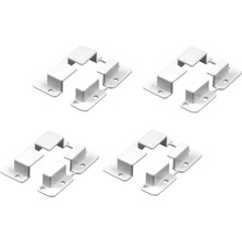 Bağlama Papucu Sineklik Sabitleme 17 mm x 25 mm Sineklik Profilleri Için 4 Adet