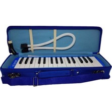 Melodika 32 Tuşlu Mavi Özel Sert Çantalı