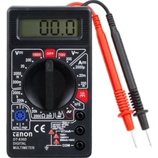 Uravas Store Tenon DT-830D Siyah Dc/ac Voltaj Akım Ölçer Dijital Multimetre Ölçü Aleti