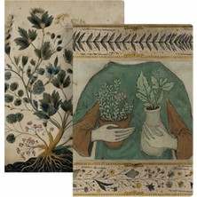 Bazen Defter Kum ve Çiçek Ikili Defter Seti