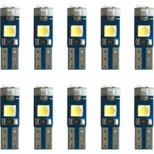 Adet T5 LED Mini Dipsiz Kilometre Gösterge Ambians Aydınlatma Beyaz