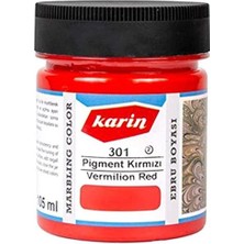 Ebru Boyası 105 ml 301 Pigment Kırmızı
