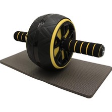 Wheel Egzersiz Fitness Tekerleği Karın Kası Ab Slider Kondisyon Spor Aleti Siyah Sarı Kırmızı Beyaz