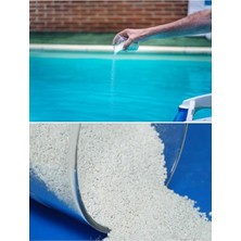 Toz Klor 100 gr Yosun Önleyici Havuz Temizleyici Havuz Toz Tablet Kloru Su Dezenfektanı