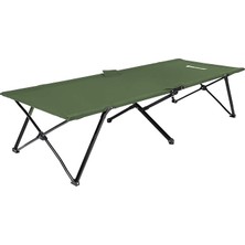 Üniseks Yetişkin Kamp Yatağı, Kamp Yatağı, Tüv Rheinland Tarafından Test Edilmiştir, Maksimum Statik Yük Kapasitesi 260 Kg, 206 x 45 x 75 cm GCB25J, Yeşil, 205 x 75 x 46 cm