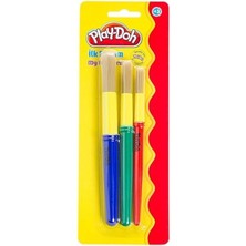 Doh-Play-Doh Ilk Fırçam 3`lü Fırça Seti (NOCOLOR-3DC39212)