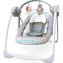 Starts Bebek Salıncağı, Uyarlanabilir Hız, Kumaş Oyuncaklar, Müzik, Çıkarılabilir Oyuncak Barı, 0-9 Ay 3-9 kg (Tuhaf Vahşi) ile Portatif Otomatik 6 Vitesli