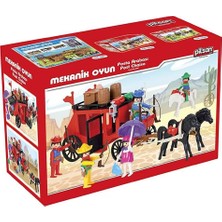 Poçi's World 04 002 Mini Mekanik Seri 2 Posta Arabası -Pilsan Oyuncak