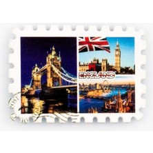 Londra Temalı Pul Magnet