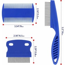 Uravas Store Evcil Hayvan Tarak Seti 4'lü Bit Tarağı Ked Tüyüne