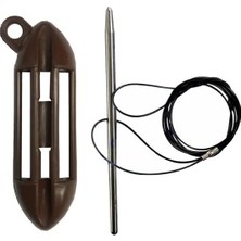 Plastik Balık Dizgisi Seti, Kahverengi