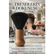 Calperia Profesyonel Ahşap Saplı Berber Ense Fırçası - Lüks Seri 722959