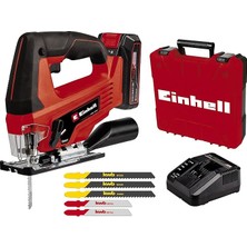 Akülü Dekupaj Testere Tc-Js 18 Li (1x2,5 Ah) Power X-Change (Li-Ion, 18 V, Sarkaç Fonksiyonu, Toz Emiş Adaptörü, 1x 2,5 Ah Akü, Şarj Cihazı ve Çanta Dahil) - 4321228