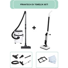 Pirantech Es-07 Panda Islak & Kuru Elektrikli Süpürge // CB-702 Buharlı Mop
