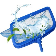 Deluxe Havuz Kepçesi I Ince Ilmekli Derin Ağlı Zemin Kepçesi I Derin Kepçe I Ekstra Sağlam Plastik Çerçeve I Havuz Aksesuarı Kepçe