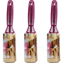 3 Adet Tüy Toplayıcı Yapışkanlı Rulo Kağıt Her Biri 60 Yaprak Kedi Köpek Tüyü Saç Kıl Toz Temizleme