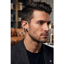 Tılsım Accesories Çelik Erkek Küpe Siyah