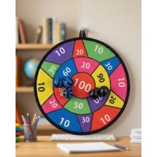 Güvenli Dart Oyunu Çocuklara Özel Cırtlı Toplu Hedef Tahtası Oyunu - Lisinya