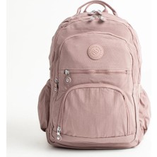 Sanmorris Unisex Çok Bölmeli Fonksiyonel Sırt Çantası Su Geçirmez Kumaş Okul ve Günlük Çanta