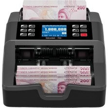 AlGeliyo Mıx 70 Plus Gri Para Sayma Makinesi 300 Adet Otomatik Besleme Sistemi Müşteri Ekranı