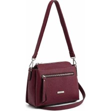 Ayarlanabilir Askılı Fermuar Detaylı Günlük Kadın El Çantası