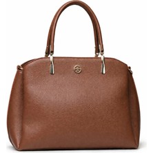 Hasır Dokulu Modern Tasarım Fermuarlı Kadın Çantası