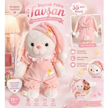 Aksoy Toys Elbiseli Peluş Tavşan 35CM Yumuşacık Uyku Arkadaşı Peluş