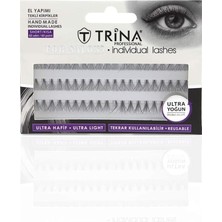 El Yapımı Tekli Takma Kirpikler, Yogun, Kisa (60 Adet)