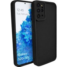 Fenza Samsung Galaxy S20 Plus ve S20 Pro Uyumlu Siyah Renkli Mat Silikon Telefon Kılıfı