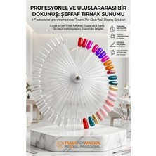 Calperia Protez Tırnak Sunum Kartelası Şeffaf 100 Lü 718553